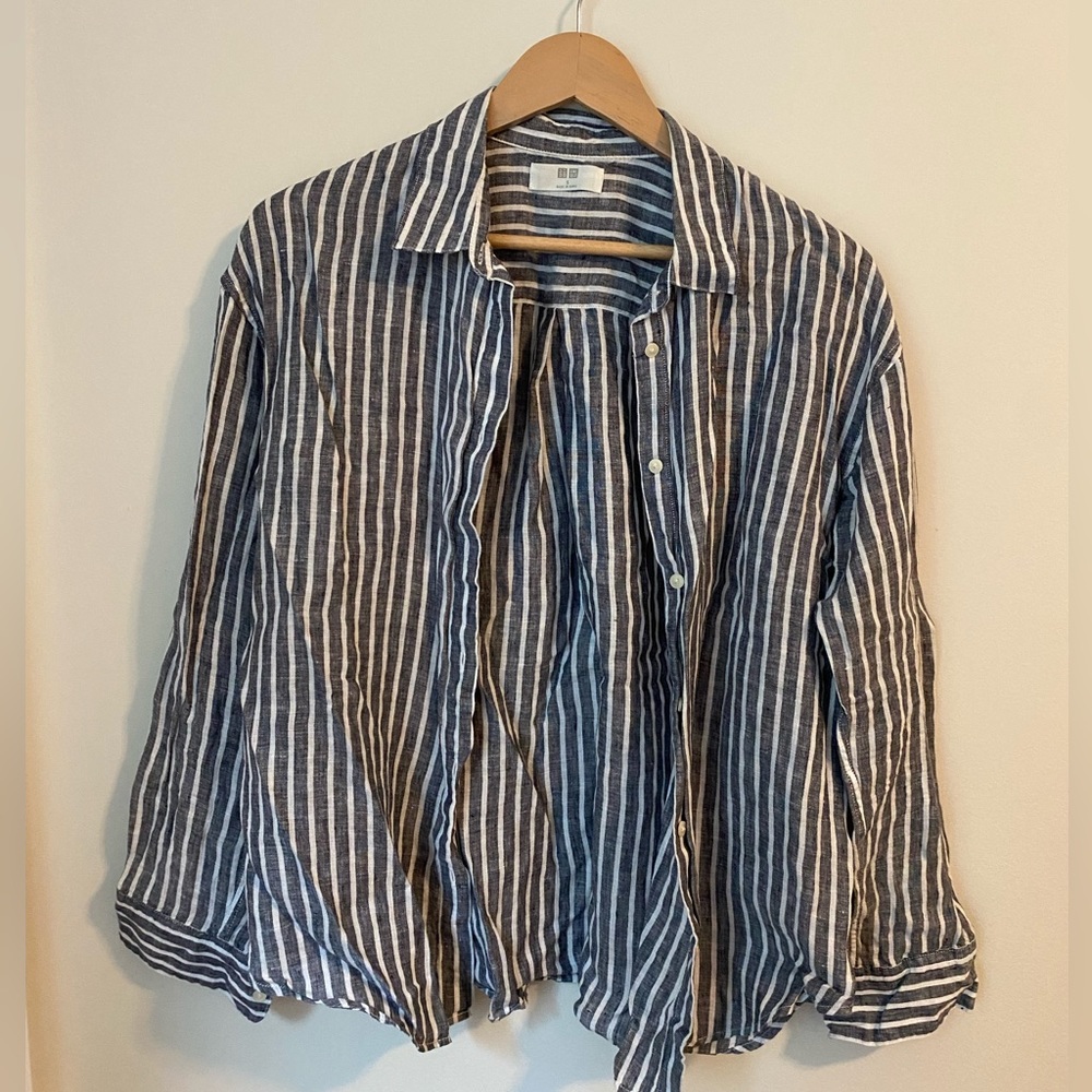 Uniqlo Linen Button-Down Shirt